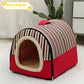 Portable Handle Pet Bed Small And Medium Sized Kennel Warm Cattery