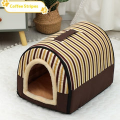 Portable Handle Pet Bed Small And Medium Sized Kennel Warm Cattery