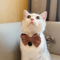 Pet Collar Puppet Cat Bow Decoration