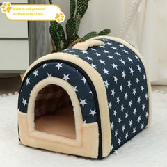 Portable Handle Pet Bed Small And Medium Sized Kennel Warm Cattery