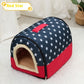 Portable Handle Pet Bed Small And Medium Sized Kennel Warm Cattery