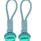Dog Toys Balls Interactive Treat Rope Rubber Leaking Balls For Small Medium Dogs Chewing Bite Resistant Pet Tooth Cleaning